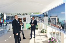 Президент Азербайджана и его супруга приняли участие в церемонии закладки фундамента нового здания Гянджинского государственного драмтеатра (ФОТО)