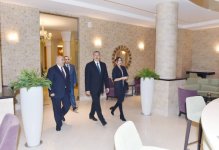 President Aliyev, first lady open “Qarabağ SPA & Resort” hotel complex in Naftalan (PHOTO)