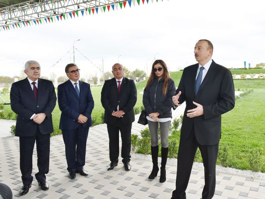 Президент Ильхам Алиев: Азербайджан – остров стабильности, спокойствия и развития (ФОТО)