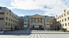 Gəncədə 4 nömrəli tam orta məktəbin yeni korpusunun açılışı olub (FOTO)