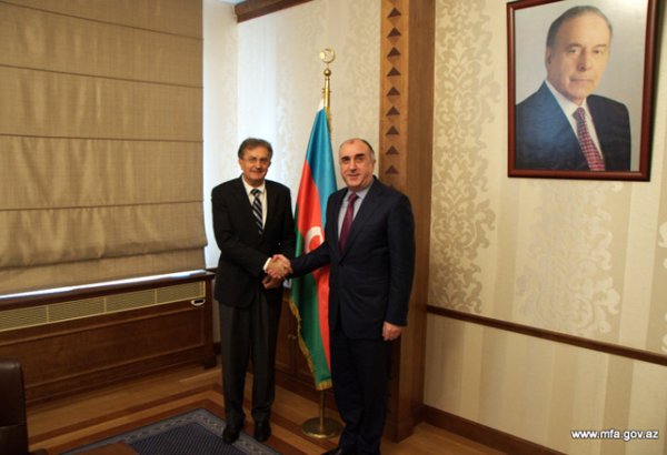 Azerbaijani FM meets with Serbia’s new ambassador (PHOTO)