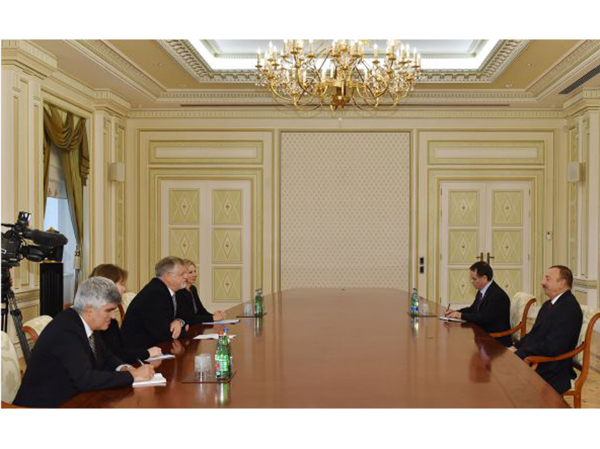 Azerbaijani president receives EU Special Representative for South Caucasus