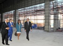 President Aliyev, his spouse review progress of construction at Skeet Shooting Complex