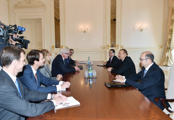 Azerbaijani president receives German Federal Minister for Foreign Affairs