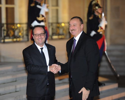 В Париже состоялась встреча президентов Азербайджана и Армении  (ФОТО)