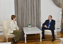 Azerbaijani president receives ambassador of Austria