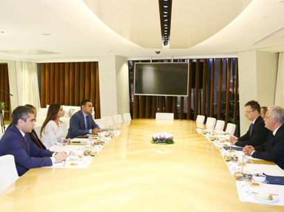 Azerbaijan`s first lady meets Hungarian Minister of Foreign Affairs and Trade (PHOTO)