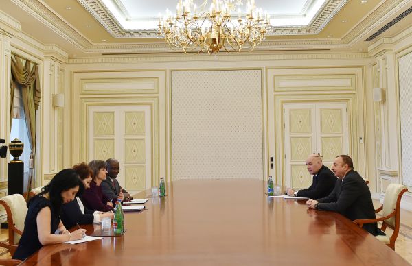 Azerbaijani president receives delegation led by WB vice president