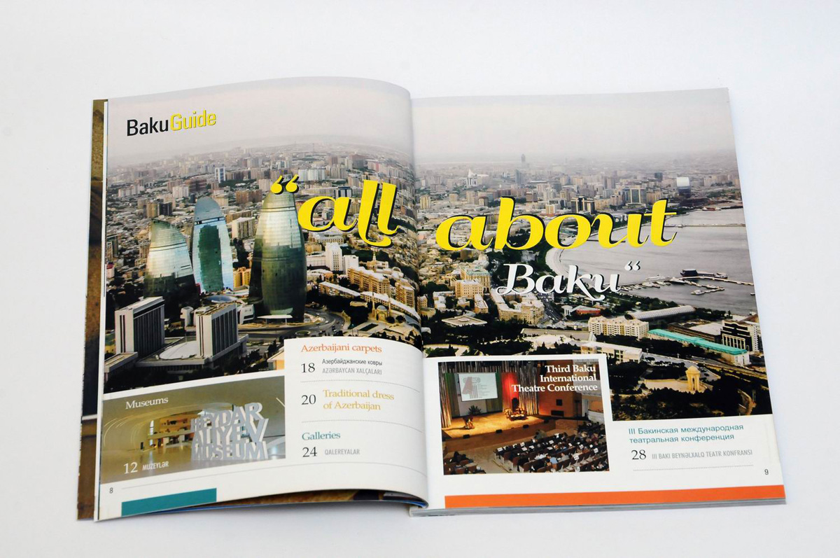 Вышел в свет ноябрьский номер каталога-путеводителя "Baku Guide" (ФОТО)