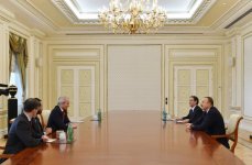Prezident İlham Əliyev Böyük Britaniyanın Avropa məsələləri üzrə nazirini qəbul edib (FOTO)