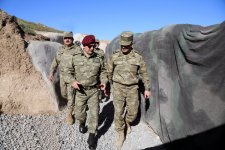 Находящаяся в Азербайджане турецкая делегация побывали в прифронтовой зоне (ФОТО) (ВИДЕО)