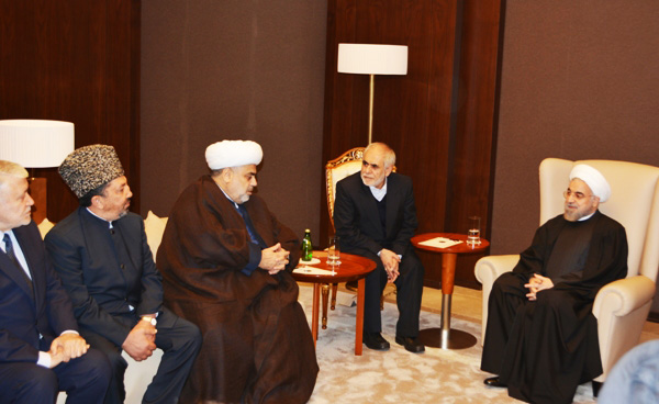 Глава Управления мусульман Кавказа встретился с президентом Ирана