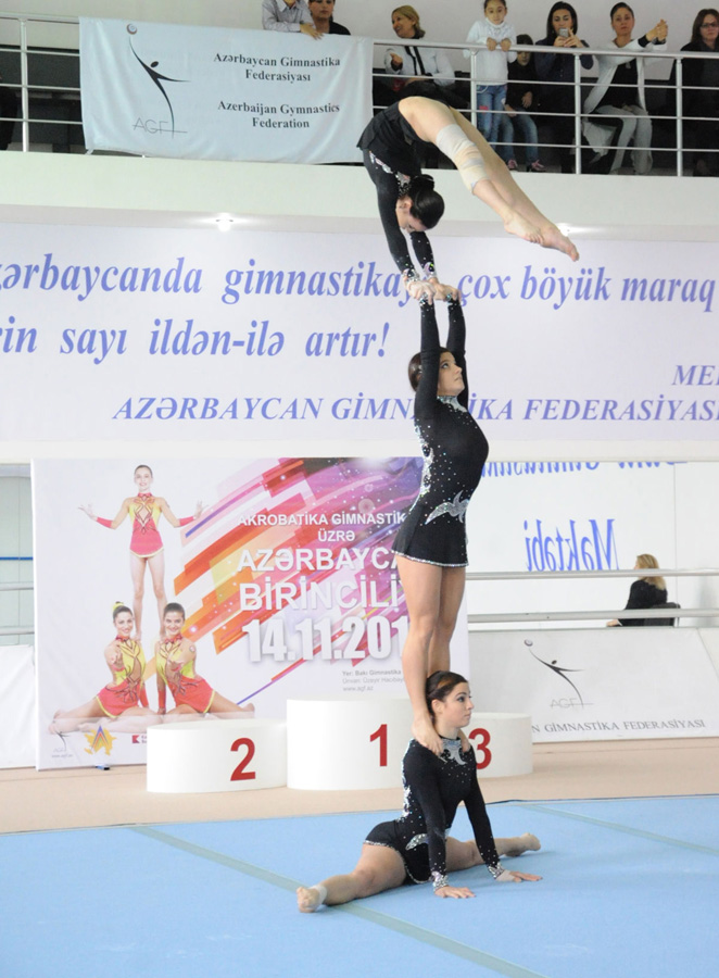 В Баку завершилось первенство страны по акробатике (ФОТО)