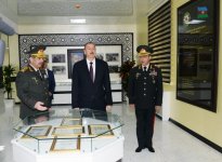 President Ilham Aliyev attended the opening of a new building of the headquarters in the military town of Shamkir military formation (PHOTO) - Gallery Thumbnail