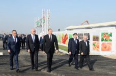 President Ilham Aliyev attended a ceremony to lay the foundation of Shamkir Agropark (PHOTO)