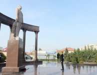 Azerbaijani president visits country’s Shamkir district