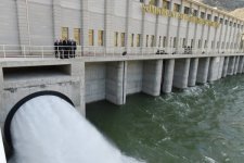 President Ilham Aliyev attended the opening of Shamkirchay water reservoir (PHOTO)