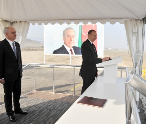 Президент Ильхам Алиев принял участие в церемонии закладки фундамента «Шамкир Агропарка» (ФОТО)