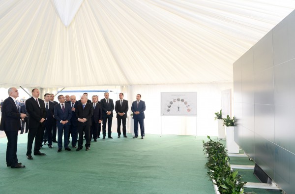 President Ilham Aliyev attended a ceremony to lay the foundation of Shamkir Agropark (PHOTO)