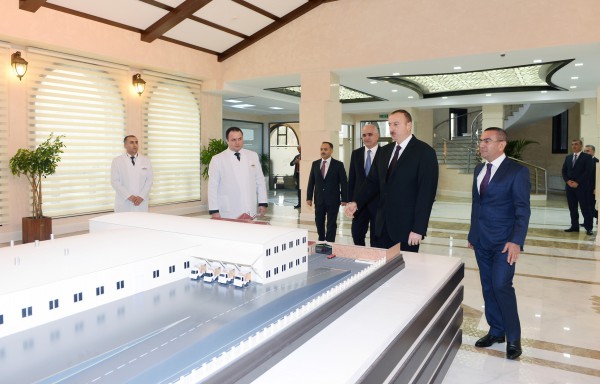 President Ilham Aliyev attended the opening of a bread factory in Shamkir (PHOTO)