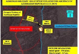 Azerbaijan reveals flight path of downed Armenia helicopter (INFOGRAPHICS)