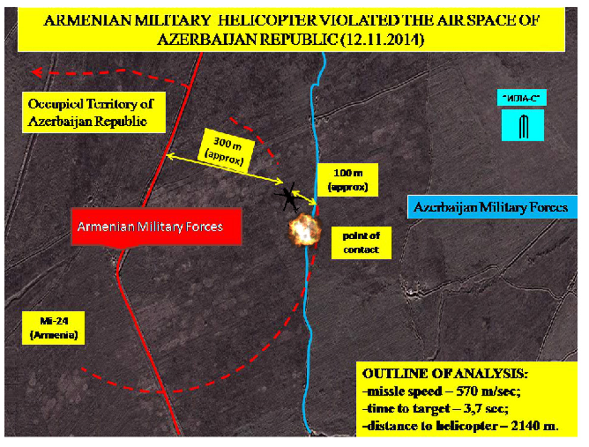 Azerbaijan reveals flight path of downed Armenia helicopter (INFOGRAPHICS)