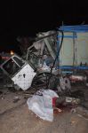 İranda avtobus yük maşını ilə toqquşdu: 10 ölü (FOTO)