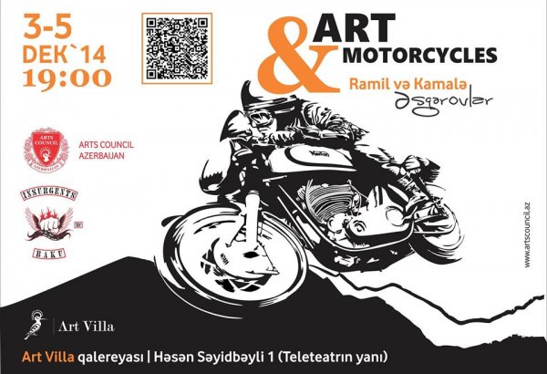 В Баку представят синтез живописи и моделирования мотоциклов и грузовиков