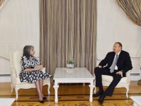 Azerbaijani president receives Bulgarian vice president