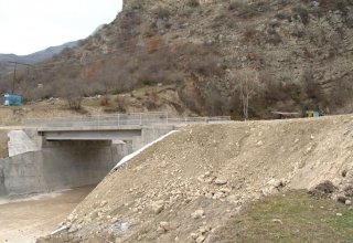 Завершено строительство двух мостов на севере Азербайджана (ФОТО)