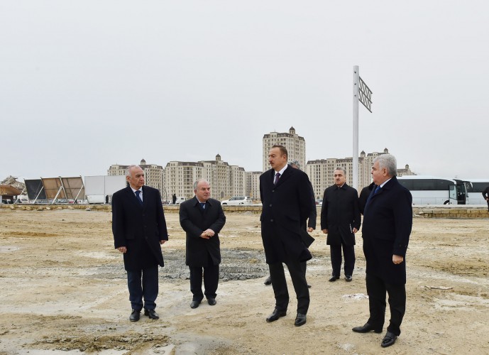Президент Ильхам Алиев ознакомился с  ходом подготовительных работ к первым Европейским играм (ФОТО)
