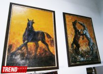 Карабахские скакуны глазами латвийской художницы Аллы Дзевалтовской (ФОТО)