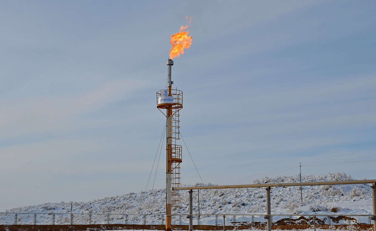 Казахстан начал эксплуатацию нового газового месторождения (ФОТО)