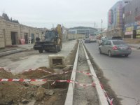 Частично ограничено движение транспорта на одном из шоссе Баку (ФОТО)