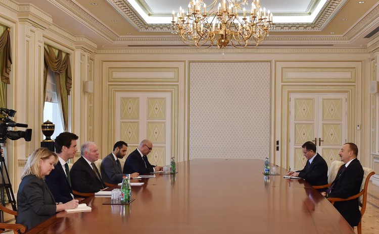 President Aliyev receives delegation led by UK PM’s trade envoy