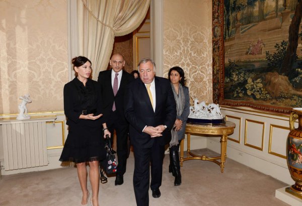 Первая леди Азербайджана Мехрибан Алиева встретилась с председателем Сената Франции  (ФОТО)