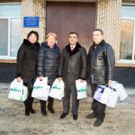 Ukraynada Azərbaycan diasporunun nümayəndələri yaralı əsgərlərə yardım edib (FOTO)