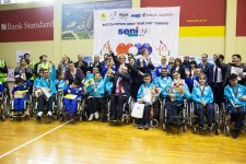 В Баку определились победители турнира по бочча среди паралимпийцев
(ФОТО)
