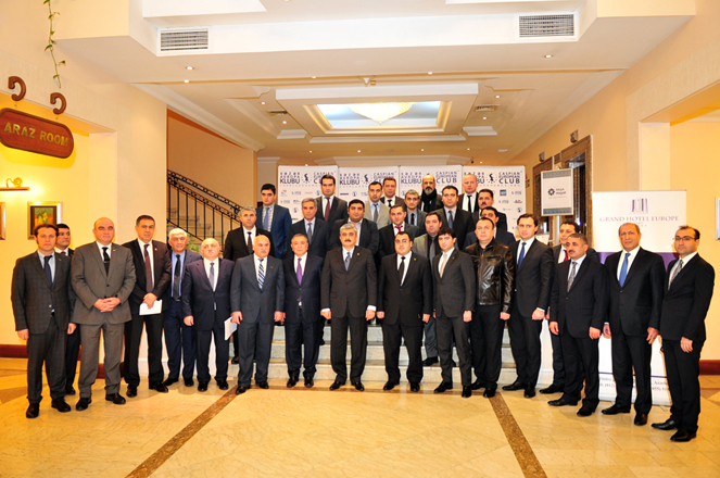 Bakıda Azərbaycan Respublikası Maliyyə nazirliyi ilə Caspian European Club-un biznes-forumu keçirildi