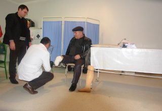 162 nəfər səyyar formada protez-ortopedik bərpa xidməti ilə təmin edilib