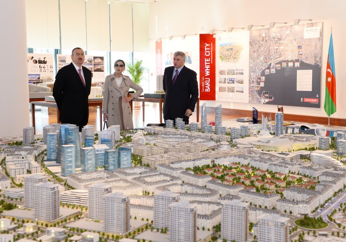 Президент Ильхам Алиев и его супруга ознакомились с офисным зданием «Баку Белый город» и другими работами в рамках проекта (ФОТО)