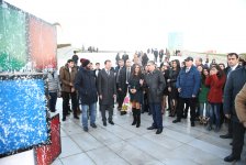 Вице-президент Фонда Гейдара Алиева Лейла Алиева ознакомилась с международной выставкой искусств “KÜKNAR” (ФОТО)