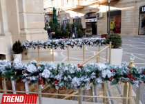 Баку готов к встрече Нового года (ФОТО)