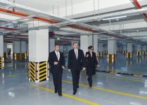 President Aliyev, his spouse observe new park in Baku (PHOTO)