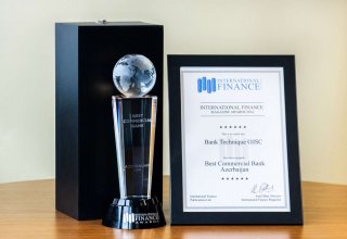 "Bank Technique" beynəlxalq mükafata layiq görüldü