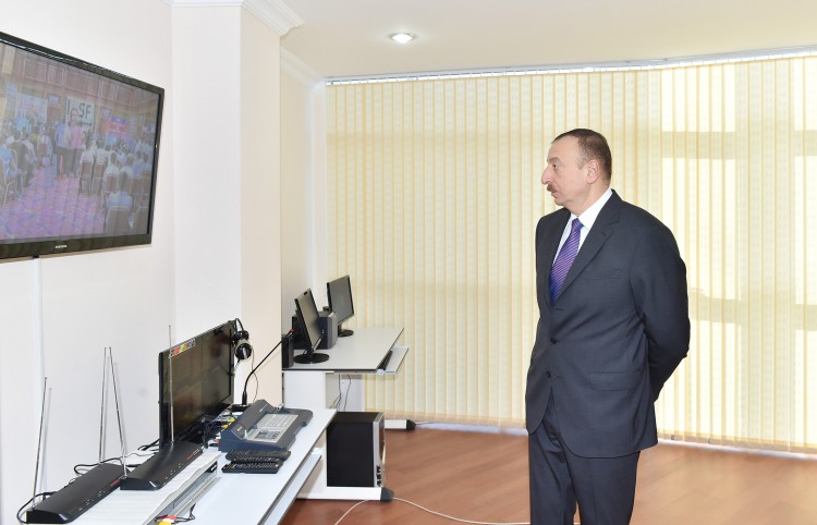 President Ilham Aliyev attended the opening of the Youth House in Sumgayit