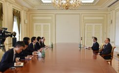 Azerbaijani president receives delegation led by Japanese deputy FM