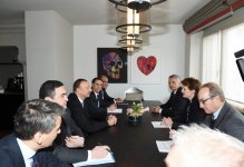 President Ilham Aliyev meets President of Switzerland Simonetta Sommaruga (PHOTO)