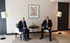 President Ilham Aliyev meets founder of Soros Foundation George Soros