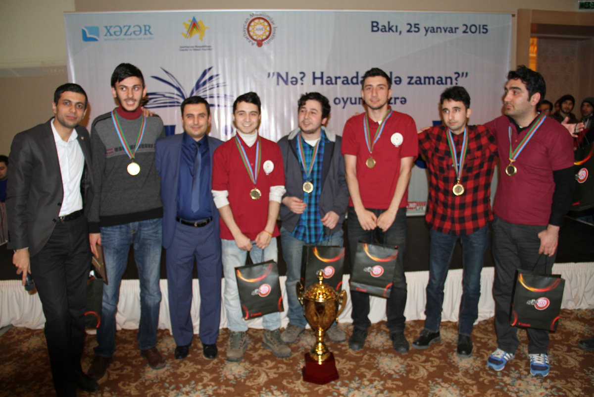В Азербайджане определились победители Универсиады по "Что? Где? Когда?" (ФОТО)
